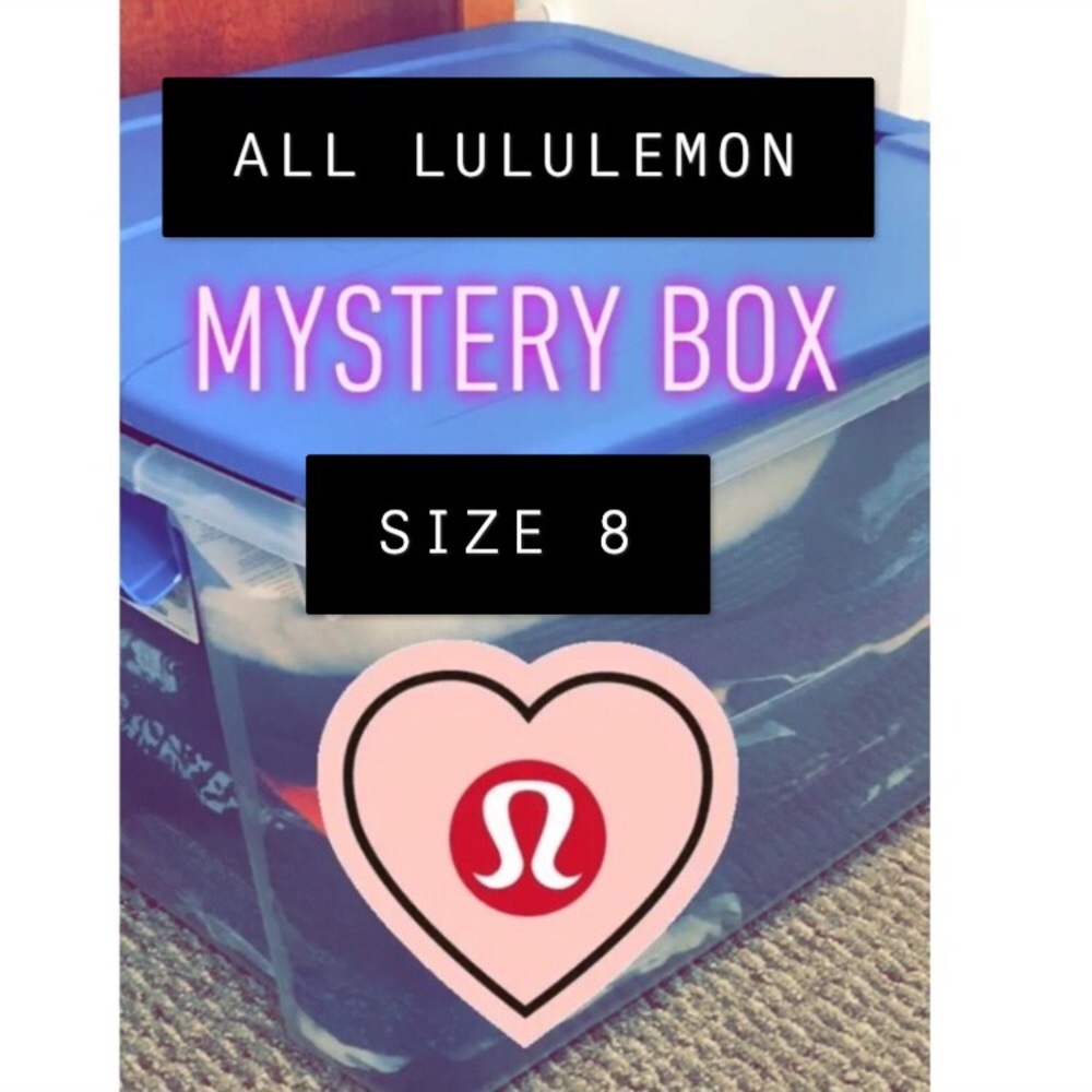 ALL LULULEMON MYSTERY BOX SIZE 8